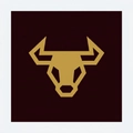 Minimal geometric bull head mark 20260923162648